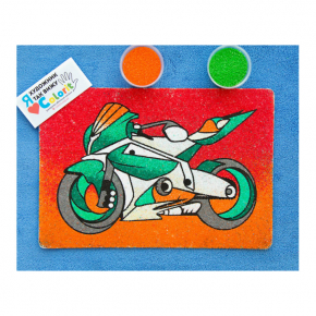 Трафарет для розмальовки піском Мотоцикл H15# - изображение 3 - интернет-магазин tricolor.com.ua